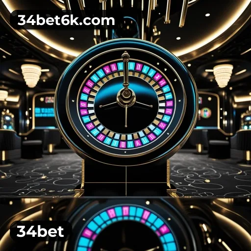 34bet bônus R$5.000 + 500 giros - Rollover 35x, prazo 30 dias, 38% taxa conversão